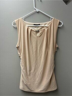 Tahari Women’s Blouse Tank Top, Peach Colour
